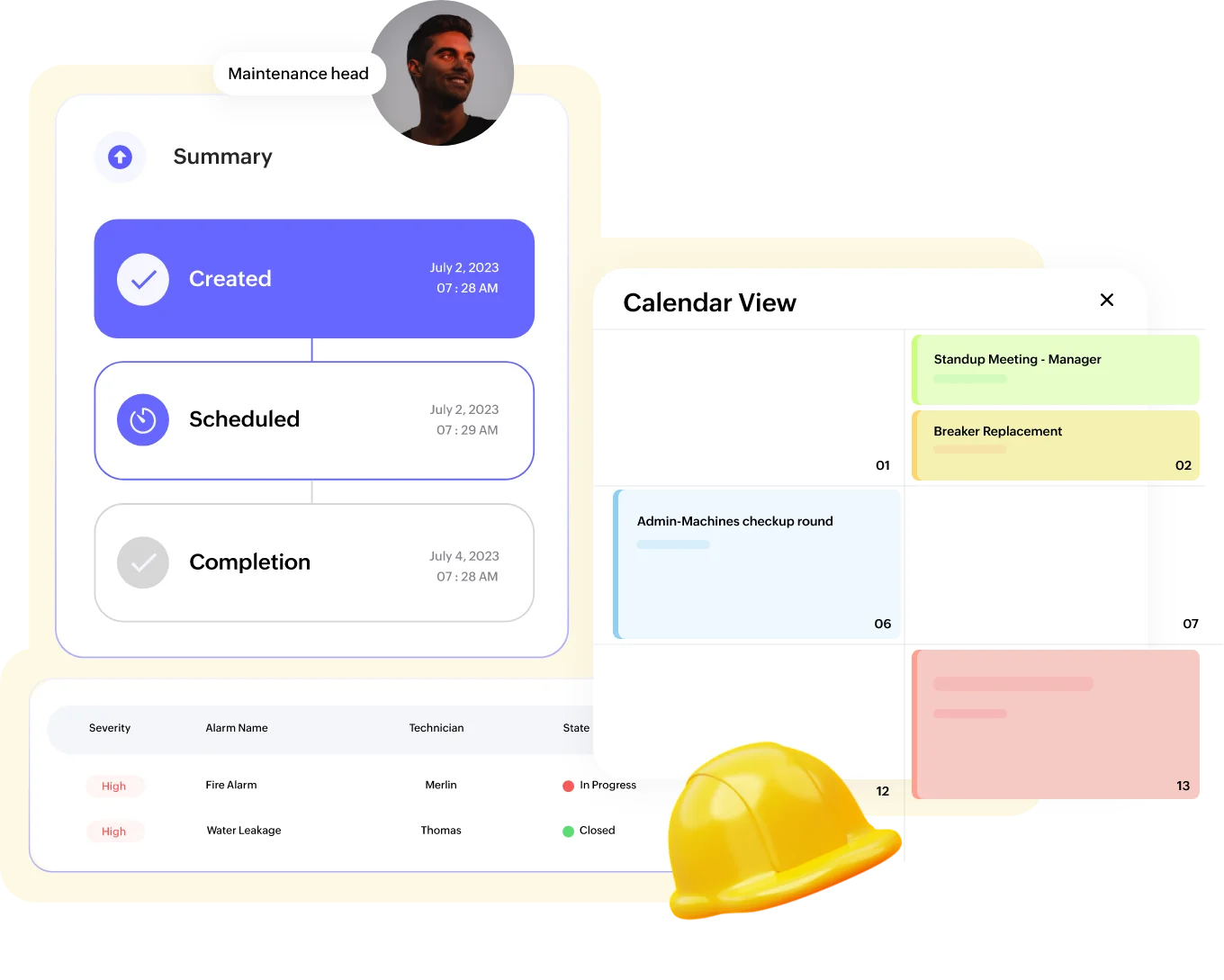 Perform condition monitoring, predictive maintenance, and work orders